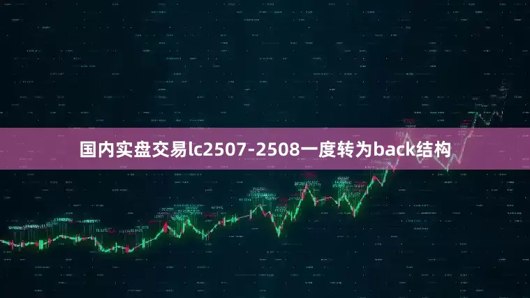 国内实盘交易lc2507-2508一度转为back结构