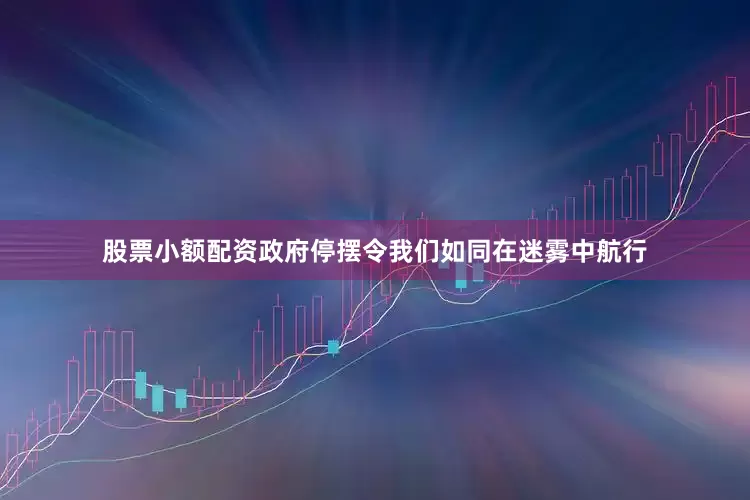 股票小额配资政府停摆令我们如同在迷雾中航行