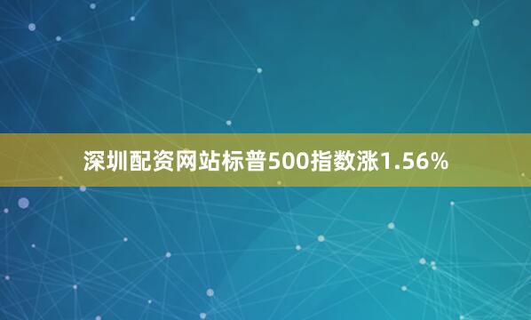 深圳配资网站标普500指数涨1.56%